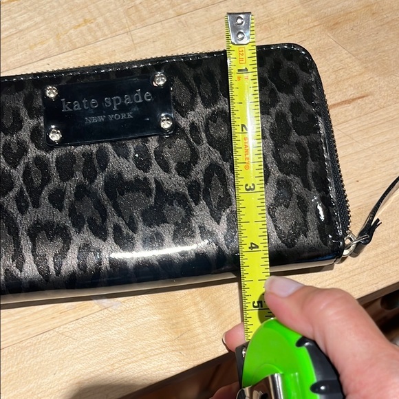 Kate Spade Black and Brown Leopard Wallet - Picture 6 of 6